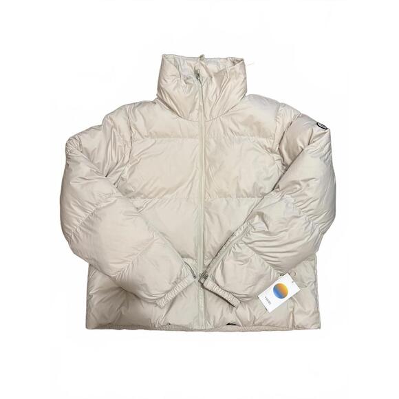 vuori Jackets & Blazers - NWT Vuori Womens Duck Down Puffer Jacket Beige Size L